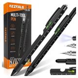 KEZKALS Valentines Day Gifts for Him, 9 in 1 Multitool Pen Set Gifts for Men, Mens Valentines Gifts for Husband, Mens Gifts for Dad, Birthday Gifts for Men Who Have Everything, Cool Gadgets Tools