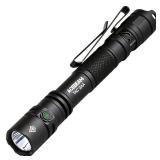 ACEBEAM TAC 2AA EDC Tactical Dual Modes Flashlight Rechargeable, 1600 High Lumens Flashlight, Dual Switch Pocket LED Flashlight, Super Bright Small Flash Light for Emergency, Camping, Home