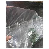 Smiry Half Circle Front Door Mat Outside Entrance, Heavy Duty Sturdy Natural Rubber Doormat, Trap Dirt and Moisture, Low Profile Mats for Indoor Outdoor Entry, Irregular Triangle (29.5x17, Navy Blue)