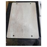 One Step Stool, Wooden Foot Stool for Adults, Heavy Duty Small Stepping Stool for High Bed, Kitchen Counter, Natural MISSING HARDWARE