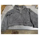 SUUKSESS Women 2 Piece Lounge Matching Sets Wide Leg Sweatpants Half Zip Oversized Sweatshirts (Black, S)