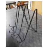 IPAME 12 Inch Large Plate Stands for Display - Metal Picture Frame Easel Stands for Plates, Books, Platters, Plaques, Decor (2 Pack)