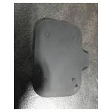 MicoYang Silicone Bathroom Soap Dishes with Drain Spout-Bathroom and Kitchen Sink Organizer,Sponge Holder,Dish Soap Tray,Perfect for Dispenser,Scrubber,Bottle,Cup on Sink or Counter-Black 4.9x3.2