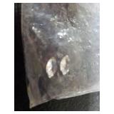 MECCANIXITY 6pcs Rhinestone Flower Sewing Buttons 1 Inch Crystal Shank Buttons for Jewelry Making Cloth DIY Sewing Embellishments, Silver White3 PIECES NEED GLUED BACK ON