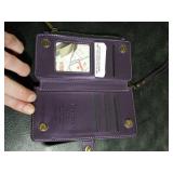 Defencase for iPhone 17 Magnetic Wallet Case Compatible with Magsafe with RFID Blocking Zipper Pocket & Card Holder for Women Men PU Leather Strap Detachable Case for iPhone 17 (6.3 inch), Purple