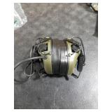 EARMOR M32 PLUS Tactical Headset for Helmet - Noise Canceling Headphones with mic for Shooting & Hunting Earmuffs, Nato TP120 Jacket, Green