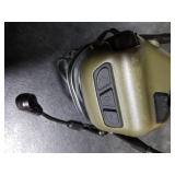 EARMOR M32 PLUS Tactical Headset for Helmet - Noise Canceling Headphones with mic for Shooting & Hunting Earmuffs, Nato TP120 Jacket, Green