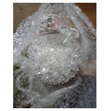 Brightown Outdoor Christmas Decorations-Starlight Sphere, Replaceable Bulbs with Add-On Plug,Lighted Sphere Balls for Trees Party Wedding Patio Indoor Decorations 5.5in-3pc 50 LED(Warm White)