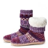 Cozylook Fuzzy Slipper Socks for Women, Non-Slip Winter Cabin Socks with Soft Soles