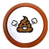 Talkie Toys Products Poop Button - Lights Up and Plays 20 Funny Fart Sounds - Fun Prank & Gag Gift - Funny Gift & Stocking Stuffer