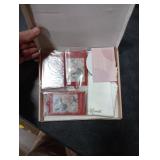 UNIQOOO 8 Pcs Christmas Instax Red Acrylic Picture Frames 8.6 * 5.4cm Polaroid Picture Ornaments, Blank Double-Sided Picture Frames for Polaroid Film, Hanging Photo Ornaments For Xmas Tree