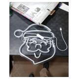 Santa Claus Neon Sign, Christmas LED Neon Signs for Wall Decor,Christmas Acrylic Neon Light Signs with USB/Swicth for Bedroom Teen Girl Kid Party