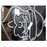 Santa Claus Neon Sign, Christmas LED Neon Signs for Wall Decor,Christmas Acrylic Neon Light Signs with USB/Swicth for Bedroom Teen Girl Kid Party