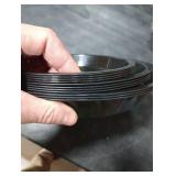 PeoMev 6 8 10 Inch Plant Saucer - 12 Pack Round Plant Tray Plastic Plant Drip Trays for Indoor Outdoor Garden Plants, Collects Flower Pot Drainage and Excess Water MISSING ONE 12IN