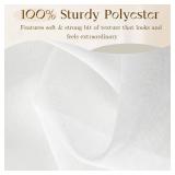 Dreaming Casa White Sheer Curtains 102 Inches Long, Rod Pocket & Back Tab Light Filtering Textured Sheers for Living Room Bedroom, 2 Panels, Each 52 W x 102 L