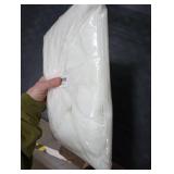 Dreaming Casa White Sheer Curtains 102 Inches Long, Rod Pocket & Back Tab Light Filtering Textured Sheers for Living Room Bedroom, 2 Panels, Each 52 W x 102 L