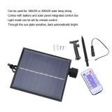 Replacement Solar Panel, Automatic Adjustable Solar String Light Control Box with Remote Control, Solar Lamp String Circuit Board (Output Boost 24V)