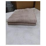 BOUTIQUO Cotton 2 Pack Oversized Bath Towel Set, Large Bath Towels 27x54, Ultra Soft, Absorbent, Compact, Quick Drying and Lightweight, Eco-Friendly and 100% Recyclable Towel Set - Tan