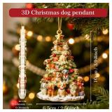 Valentines Day Gifts for Dog Lovers, 2026 Personalized 3D Dog Ornament, Romantic Valentines Pet Decor, 2-Side Printed Hanging Decoration for Home & Party Ideal Valentines Gift for Pet Owners