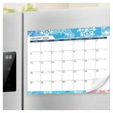 SUNEE Magnetic Calendar for Refrigerator 2026-2027 from October 2025 to June 2027, Fridge Calendar Magnet 21 Months for Family, 8.5x11 Monthly Wall Calendar, Seasonal