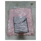 junovo Ultra Soft Washable Shaggy Rug - Non-Slip Oval Carpet for Nursery, Kids Bedroom & Home Decor (2.6x5.3ft Pink) | Plush Fluffy Floor Mat for Cozy Living Spaces