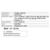 ZZXIAOJIE Green Costumes Kids Costume Long Sleeve Hooded Top and Pants Sets Green Monster Christmas Outfits