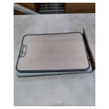 Titanium Cutting Board for Kitchen, Cutting Board Double Sided Food Grade, Pure Titanium/PP, Easy to Clean Large Size 16x11