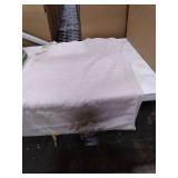 FMFUNCTEX Linen Sheer Curtains for Bedroom, Taupe Curtains 84 inches Long for Living Room, Brown Farmhouse French Flax Blend Window Draperies, Rod Pocket 2 Panels Set