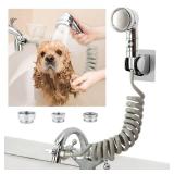 ZCONIEY Sink Faucet Sprayer Attachment Hair Pet Rinser Showerhead with Stop Water-saving Function