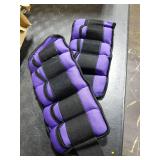 APEXUP 10lbs/Pair Adjustable Ankle Weights for Women and Men, Modularized Leg Weight Straps for Yoga, Walking, Running, Aerobics, Gym (Purple)