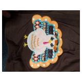 Unique Baby Toddler Girls 3 Piece Colorful Aztecan Thanksgiving Turkey Legging Set (7/XXL, Brown)