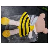 OUOZZZ 12.6 Soft Baby Doll Toys for 1 + Year Old Girl Gifts, Birthday Gifts for 1 Year Old Girl Valentine Plush Toys Gift for Toddler Kids Yellow Bee Dress