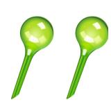 WHTCHSU 2 Pack Small Self-Plant Watering Globes Automatic Plant Waterer Bulbs, Plant Watering System for Indoor and Outdoor Potted Houseplants, Plant Watering Devices (Green, Small Size)