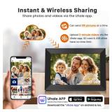 Uhale Digital Picture Frame WiFi 10.1 Inch with 32GB Storage, Electronic Photo Frames 1280 x 800 HD IPS Touch Screen, Auto Rotate, Slideshow, Instantly Share Photos and Videos from Anywhere