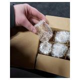 Lanttu Glass Candle Holders Set, 12 Pcs Gold Candlestick Holders Bulk, Taper Candle Holders for Wedding, Festival Table Centerpiece,Home Decoration