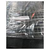 P&P CHEF 8.75 Inch Cooling Baking Rack Set of 2, Stainless Steel Grid Cooking Racks for Roasting Drying Grilling, Oven & Dishwasher Safe, Heavy Duty & Healthy