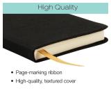 2026 Textured Cover Weekly Monthly Pocket Planner/Pocket Calendar, 6.75x3.4 14 Months (November 2025 - December 2026) / 2026 Calendar / 2026 Weekly Calendar/Weekly Planner Organizer (Black)