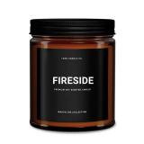 1OAK Fireside Candle - Scented Candles for Men - Campfire Candle Scent - Woodfire Candles (7oz.)