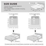 Bedsure Full Size Comforter - Comforter Full for All Season, Ultra-Soft Down Alternative & Prewashed Duvet Insert with 4 Tabs - Machine Washable, Linen, 86x82 Inches