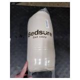 Bedsure Full Size Comforter - Comforter Full for All Season, Ultra-Soft Down Alternative & Prewashed Duvet Insert with 4 Tabs - Machine Washable, Linen, 86x82 Inches