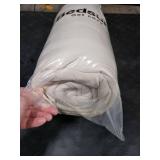 Bedsure Full Size Comforter - Comforter Full for All Season, Ultra-Soft Down Alternative & Prewashed Duvet Insert with 4 Tabs - Machine Washable, Linen, 86x82 Inches