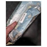 YJRJSC Bear 1st Birthday Decorations Tablecloth for Boy, 3 Pack Disposable Blue Teddy Bear Theme We Can Bearly Wait One Party Supplies Tablecover, 55in x 86in