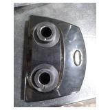 HUANUO Dual Monitor Stand, Fully Adjustable Gaming Monitor Desk Mount for 13-32 Computer Screens, Full Motion VESA 75x75/100x100 with C-Clamp & Grommet Base, Each Arm Holds 4.4 to 19.8 lbs