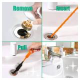 ARCTIC EAGLE Drain Snake Hair Drain Clog Remover - 3 Pack Shower Snake Sink Unclogger Tool with Exquisite Packaging