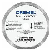 Dremel US540-01 Ultra-Saw 3.5-Inch Tile Diamond Blade, White