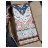 Lahome Stair Treads Non Slip 15 Pack 8 X 30 Stair Treads for Wooden Steps, Washable Self Adhesive Stair Runners Stain Resistant Stair Carpet, Edging Stair Rug for Kids, Elders and Dogs (15pc, Rust)