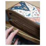 Lahome Stair Treads Non Slip 15 Pack 8 X 30 Stair Treads for Wooden Steps, Washable Self Adhesive Stair Runners Stain Resistant Stair Carpet, Edging Stair Rug for Kids, Elders and Dogs (15pc, Rust)