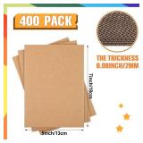 400 Pcs 5 x 7 Inch Cardboard Sheets for Mailers Thickness Flat Pack Insert Shipping Mail Cardboard Divider Backs and Crafts Arts and Crafts Supplies Dividers DIY Projects