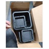 HANIHUA Adjustable Bed Risers 10 inch Heavy Duty (Set of 4), Oversized Furniture Risers 6 inch, 8 inch, Black Bed Lifts Risers for Table, Sofa, Desk, Bed Frame Risers Supports Up to 6,000 Lbs