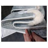 Split Electric Foot Warmer, Quick Heating Pad for Feet, 6-Level Heated Slippers for Men Women, Soft Heated Boots, Feet Warmer with Detachable Washable Liner for Home